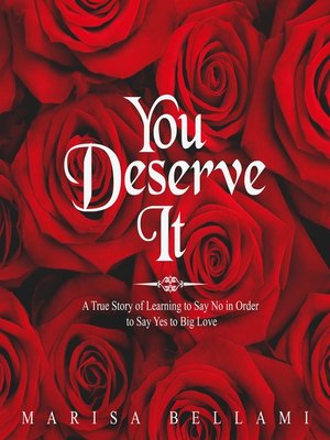 cover image of You Deserve It